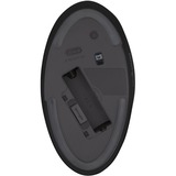 Kensington Ratón inalámbrico Pro Fit Ergo—negro negro, mano derecha, RF Wireless + Bluetooth, 1600 DPI, Negro