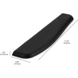 Kensington Reposamuñecas ErgoSoft para teclados estándar negro, Gel, Negro, Taiwán, 101 mm, 445 mm, 15 mm