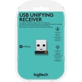 Logitech 910-005931 accesorio dispositivo de entrada Receptor USB negro, Receptor USB, 14 mm, 6 mm, 15 mm, 1,23 g, Negro