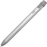 Logitech 914-000052 lápiz digital 20 g Gris, Bolígrafo para pantallas plateado/Gris, Tableta, Apple, Gris, iPad Pro 12.9" (3rd gen), iPad Pro 11", iPad (7th, 6th gen), iPad Air (3rd gen), iPad mini (5th gen), Acrilonitrilo butadieno estireno (ABS), Aluminio, Silicona, Integrado