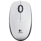 Logitech B100 Optical Usb Mouse f/ Bus ratón Oficina Ambidextro USB tipo A Óptico 800 DPI blanco, Ambidextro, Óptico, USB tipo A, 800 DPI, Blanco