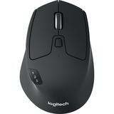 Logitech M720 Ratones, Ratón negro, mano derecha, Óptico, RF Wireless + Bluetooth, 1000 DPI, Negro