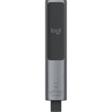 Logitech Spotlight Apuntadores inalámbricos, Presentador Bluetooth/RF, USB, 30 m, Gris