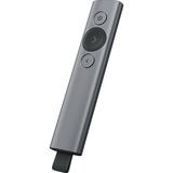 Logitech Spotlight apuntador inalámbricos Bluetooth/RF Gris, Presentador Bluetooth/RF, USB, 30 m, Gris