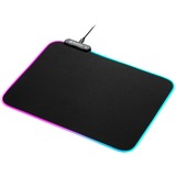 Sharkoon 1337 RGB V2 Gaming Mat Alfombrilla de ratón para juegos Negro, Almohadilla de ratón para juegos negro, Negro, Monocromo, USB con suministro de corriente, Base antiderrapante, Alfombrilla de ratón para juegos