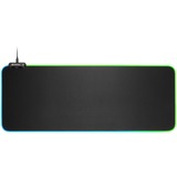 Sharkoon 1337 RGB V2 Gaming Mat Alfombrilla de ratón para juegos Negro, Almohadilla de ratón para juegos negro, Negro, Monótono, USB con suministro de corriente, Base antiderrapante, Alfombrilla de ratón para juegos