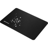 Sharkoon 1337 V2 Alfombrilla de ratón para juegos Negro, Almohadilla de ratón para juegos negro, Negro, Monocromo, Base antiderrapante, Alfombrilla de ratón para juegos