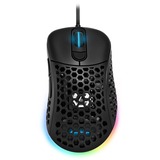 Sharkoon Light² 200 ratón mano derecha USB tipo A Óptico 16000 DPI, Ratones para gaming negro, mano derecha, Óptico, USB tipo A, 16000 DPI, Negro