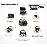 Thrustmaster T300 RS GT Negro Volante + Pedales Analógico/Digital PC, PlayStation 4, PlayStation 5, Playstation 3 negro, Volante + Pedales, PC, PlayStation 4, PlayStation 5, Playstation 3, Cruceta, Teclas de flechas, Analógico/Digital, Alámbrico, Negro