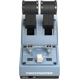 Thrustmaster TCA Quadrant Airbus Edition Negro, Azul USB Simulador de Vuelo Analógico/Digital PC, La válvula reguladora Azul-gris/Negro, Simulador de Vuelo, PC, Analógico/Digital, Alámbrico, USB, USB tipo A, USB Tipo C