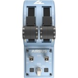 Thrustmaster TCA Quadrant Airbus Edition Negro, Azul USB Simulador de Vuelo Analógico/Digital PC, La válvula reguladora Azul-gris/Negro, Simulador de Vuelo, PC, Analógico/Digital, Alámbrico, USB, USB tipo A, USB Tipo C