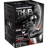 Thrustmaster TH8A Negro, Metálico USB 2.0 Especial Analógico PC, Playstation 3, PlayStation 4, Xbox One, Palanca de cambios negro/Plateado, Especial, PC, Playstation 3, PlayStation 4, Xbox One, Analógico, Alámbrico, USB 2.0, Negro, Metálico