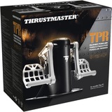 Thrustmaster TPR: Pendular Rudder, Pedales negro/metálico, Pendular rudder, Negro, Plata, Metal, Digital Combat Simulator, Xplane 11, Xplane 12, Microsoft Flight Simulator 2020, Star Citizen,..., 336 mm, 456 mm