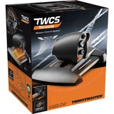 Thrustmaster TWCS Throttle Negro USB Palanca de mando Analógico PC, Palancas de empuje negro/Naranja, Palanca de mando, PC, Analógico, Alámbrico, USB, Negro