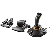 Thrustmaster T-16000M FCS Flight Pack Negro USB Palanca de mando Analógico/Digital MAC, PC, Hotas (mando más palanca de control) negro, Palanca de mando, MAC, PC, Cruceta, Analógico/Digital, Alámbrico, USB