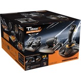 Thrustmaster T-16000M FCS Flight Pack Negro USB Palanca de mando Analógico/Digital MAC, PC, Hotas (mando más palanca de control) negro, Palanca de mando, MAC, PC, Cruceta, Analógico/Digital, Alámbrico, USB