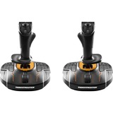 Thrustmaster T.16000M FCS SPACE SIM DUO Negro, Naranja USB Palanca de vuelo Analógico/Digital PC, Palanca de mando negro/Naranja, Palanca de vuelo, PC, Analógico/Digital, Alámbrico, USB, Negro, Naranja