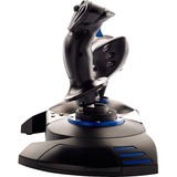 Thrustmaster T.Flight Hotas 4 Negro, Azul USB 2.0 Palanca de mando Digital PC, PlayStation 4, Hotas (mando más palanca de control) negro, Palanca de mando, PC, PlayStation 4, Digital, Alámbrico, USB 2.0, Negro, Azul