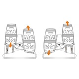 Thrustmaster T.Flight Rudder Pedals Negro USB Pedales PC, PlayStation 4, Xbox Pedales, PC, PlayStation 4, Xbox, Alámbrico, USB, Negro, Aluminio