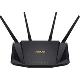 ASUS RT-AX58U router inalámbrico Gigabit Ethernet Doble banda (2,4 GHz / 5 GHz) 4G, Enrutador de malla Wi-Fi 6 (802.11ax), Doble banda (2,4 GHz / 5 GHz), Ethernet, 4G