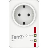 FRITZ! FRITZ!DECT 200, DE, Enchufe blanco/Rojo, DECT 200, DE, Programador eléctrico diario/semanal, Blanco, Plástico, 1999/5/EG R&TTE-Richtlinie: 2009/125/EG EU-Richtlinie:, 230 V, 50 Hz