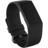 FitBit Charge 4 Pulsera de actividad Negro, Fitnesstracker negro, Pulsera de actividad, GPS (satélite), Comunicación de Campo Cercano (NFC), A prueba de agua, Negro