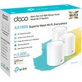 TP-Link Deco X20 (3-pack) Doble banda (2,4 GHz / 5 GHz) Wi-Fi 5 (802.11ac) Blanco 2 Interno, Enrutador de malla blanco, Blanco, Interno, Sistema de malla, Poder, FCC: <30 dBm, CE: <20 dBm (2.4 GHz), <23 dBm (5 GHz), Doble banda (2,4 GHz / 5 GHz)