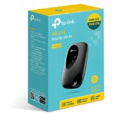 TP-Link M7200 router de telefonía/puerta de enlace/módem Router de red móvil, Router WIRELESS LTE negro, Router de red móvil, Negro, Portátil, 802.11b, 802.11g, Wi-Fi 4 (802.11n), 300 Mbit/s, 3G, 4G