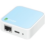 TP-Link TL-WR802N router inalámbrico Ethernet rápido Banda única (2,4 GHz) 4G Azul, Blanco Wi-Fi 4 (802.11n), Banda única (2,4 GHz), Ethernet, 4G, Azul, Blanco, Router de sobremesa