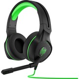 HP Pavilion Gaming Auriculares gaming Pavilion 400, Auriculares para gaming negro/Verde, Alámbrico, Juego, 20 - 20000 Hz, 300 g, Auriculares, Negro, Verde