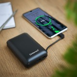 Intenso 7314530 batería externa Polímero de litio 10000 mAh Negro, Banco de potencia negro, 10000 mAh, Polímero de litio, Negro