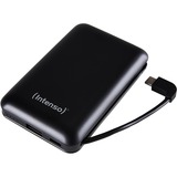 Intenso 7314530 batería externa Polímero de litio 10000 mAh Negro, Banco de potencia negro, 10000 mAh, Polímero de litio, Negro