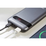 Intenso PD10000 Polímero de litio 10000 mAh Antracita, Banco de potencia antracita, 10000 mAh, Polímero de litio, Quick Charge 3.0, Antracita