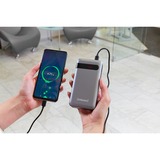 Intenso PD20000 Power Delivery Polímero de litio 20000 mAh Antracita, Banco de potencia gris, 20000 mAh, Polímero de litio, Quick Charge 3.0, Antracita