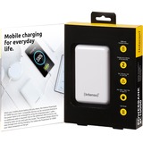 Intenso XC10000 Polímero de litio 10000 mAh Blanco, Banco de potencia blanco, 10000 mAh, Polímero de litio, Blanco