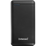 Intenso XS20000 Polímero de litio 20000 mAh Negro, Banco de potencia negro, 20000 mAh, Polímero de litio, 3,1 V, Negro