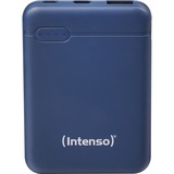 Intenso XS5000 Polímero de litio 5000 mAh Azul, Banco de potencia azul, 5000 mAh, Polímero de litio, Azul