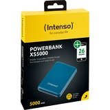 Intenso XS5000 Polímero de litio 5000 mAh Gasolina, Banco de potencia Petrol, 5000 mAh, Polímero de litio, Gasolina