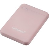 Intenso XS5000 Polímero de litio 5000 mAh Rosa, Banco de potencia rosa, 5000 mAh, Polímero de litio, Rosa