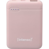 Intenso XS5000 Polímero de litio 5000 mAh Rosa, Banco de potencia rosa, 5000 mAh, Polímero de litio, Rosa