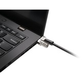 Kensington Candado con llave MicroSaver 2.0 para ordenadores portátiles, Seguridad negro, Kensington, Llave
