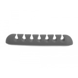 DeLOCK 18301 organizador de cables Escritorio/pared Soporte para cables Negro, Gris, Blanco 6 pieza(s) blanco/Gris, Soporte para cables, Escritorio/pared, Caucho termoplástico (TPR), Negro, Gris, Blanco