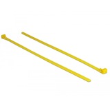 DeLOCK 18761 presilla Brida reutilizable Nylon Amarillo 100 pieza(s), Atacables  amarillo, Brida reutilizable, Nylon, Amarillo, 30 cm, 7,6 mm, 100 pieza(s)