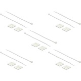 DeLOCK 18834 soporte para brida Blanco Nylon 10 pieza(s), Atacables  blanco, Blanco, Nylon, 10 pieza(s)