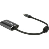DeLOCK 62990 adaptador de cable de vídeo 0,2 m USB Tipo C Mini DisplayPort Gris gris oscuro, 0,2 m, USB Tipo C, Mini DisplayPort, Macho, Hembra, Derecho