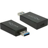 DeLOCK 65689 cambiador de género para cable USB 3.1 Gen 2 Type-A USB 3.1 Gen 2 USB Type-C Negro, Adaptador negro, USB 3.1 Gen 2 Type-A, USB 3.1 Gen 2 USB Type-C, Negro