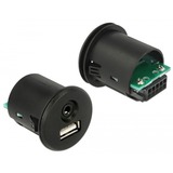 DeLOCK 85718 cable USB 1,5 m USB A Negro, Cable alargador negro, 1,5 m, USB A, USB A, Negro