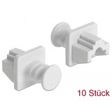 DeLOCK 86507 tapón antipolvo para puerto 10 pieza(s) RJ-45, Tapa protectora blanco, RJ-45, Blanco, PC de sobremesa/Estación de trabajo, 18 mm, 21 mm, 14 mm