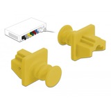 DeLOCK 86511 tapón antipolvo para puerto 10 pieza(s) RJ-45, Tapa protectora amarillo, RJ-45, Plástico, Amarillo, Conmutador (dispositivo de red), 18 mm, 21 mm