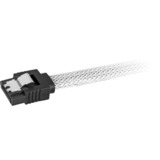 Sharkoon 0.6m, 2xSataIII cable de SATA 0,6 m SATA 7-pin Blanco blanco, 2xSataIII, 0,6 m, SATA III, SATA 7-pin, SATA 7-pin, Macho/Macho, Blanco